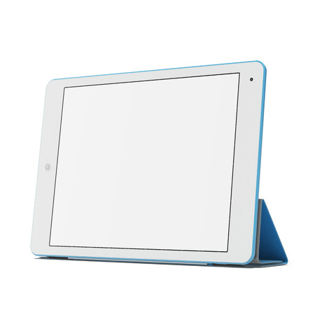 Modern blue tablet pcの写真素材