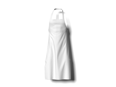 White apron. 3d renderingの写真素材