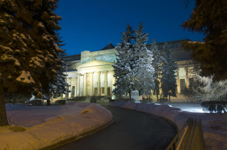 Museum of Fine Arts. A.S. Pushkinのeditorial素材