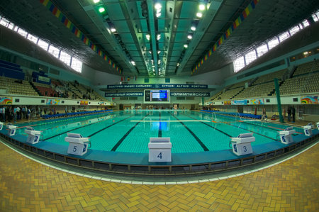 Swimming Pool Sports Complex Olimpiyskiy (Olimpiski) のeditorial素材