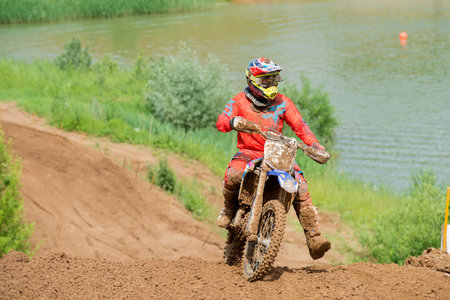MOSCOW, RUSSIA - JULY 1, 2017: 271 Ruslan Semenov (Motopark Velyaminovo) OPEN class-ABCD, in the Velyaminovo Race Weekend 2017, Motopark Velyaminovo, Istrinsky districtのeditorial素材