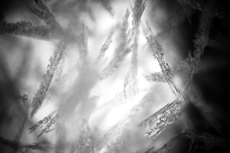 the texture of the ice from the waterの写真素材