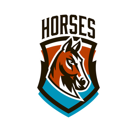 Horse emblem vector illustrationのイラスト素材