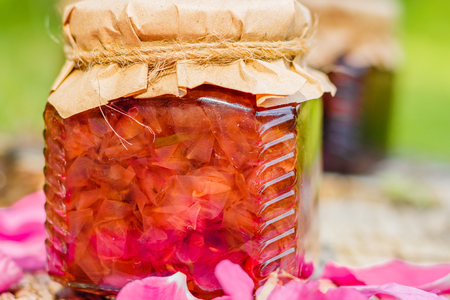 Jam from rose close-upの写真素材