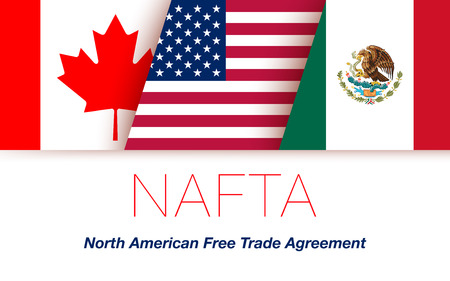News about NAFTA Countriesのイラスト素材