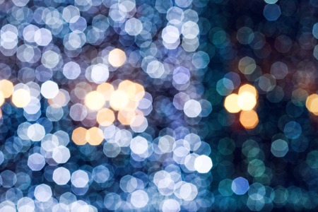 Christmas lights with blurred backgroundの写真素材