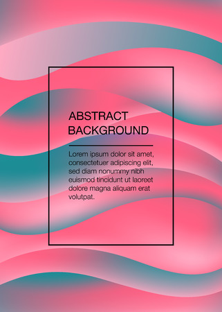Pink abstract background with wavesのイラスト素材