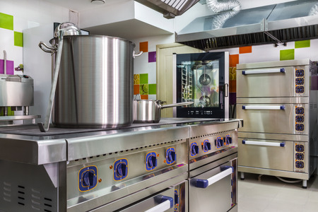 kitchen interior in child careの写真素材