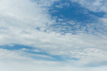 Blue sky  with white clouds.