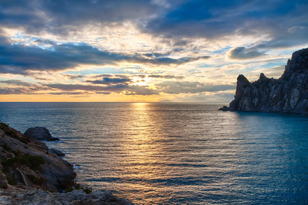 sea sunsetの写真素材