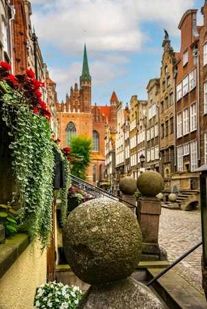 Architecture of Mariacka street in Gdansk is one of the most notable tourist attractions in Gdansk,...