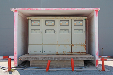 Electric Control Box Panel Station.の写真素材
