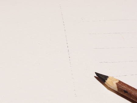 Writing paperの写真素材
