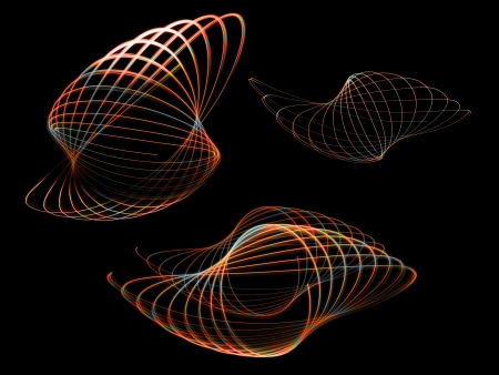 Abstract light images collection - colored leds in motionの写真素材