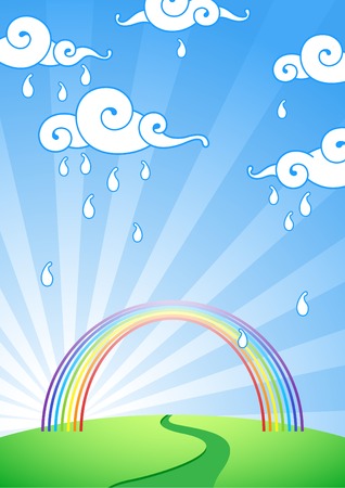 Rainbowのイラスト素材