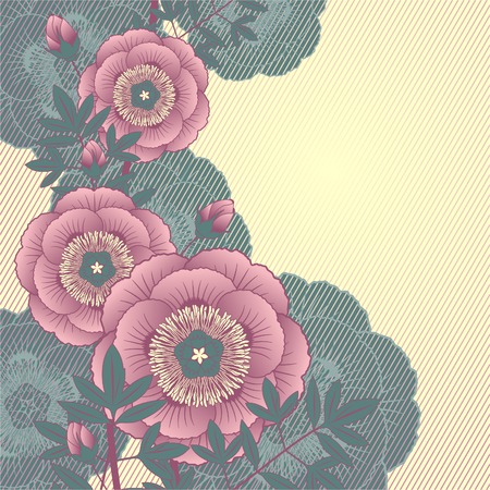Floral background for designのイラスト素材