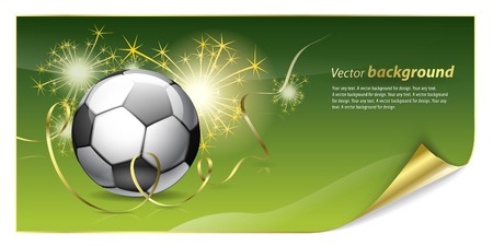 Abstract background for design on a football themeのイラスト素材