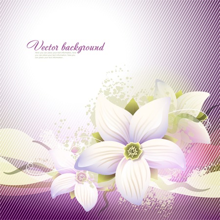 Floral background for designのイラスト素材