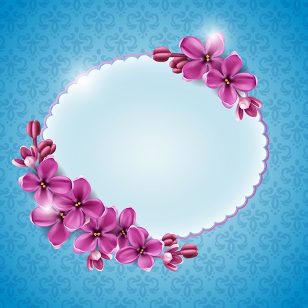 Spring background for the design of flowers. Vector illustrationのイラスト素材