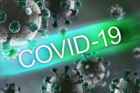COVID-19 pandemic. Coronavirus SARS-CoV-2の写真素材
