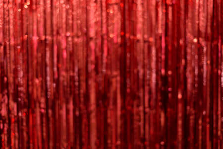 Abstract red shiny bokeh background in defocusedの写真素材