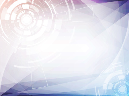 Abstract technology polygonal concept grey colorful geometric digital futuristic future circle abstract technology with copy space hi tech background design.のイラスト素材