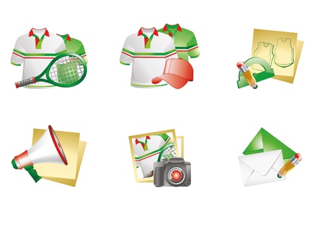 Vector illustration - site icon setのイラスト素材