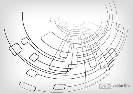 circuits abstract vector background lines のイラスト素材