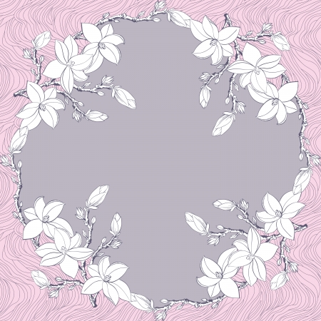Ornamental Floral Paisley Bandannaのイラスト素材