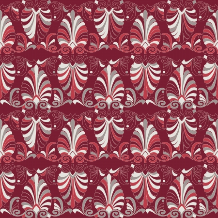 Seamless greek Art Nouveau patternのイラスト素材
