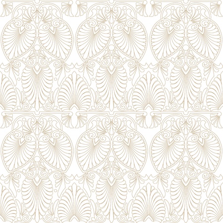 Seamless greek Art Nouveau patternのイラスト素材