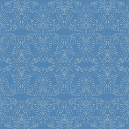 Seamless greek Art Nouveau patternのイラスト素材