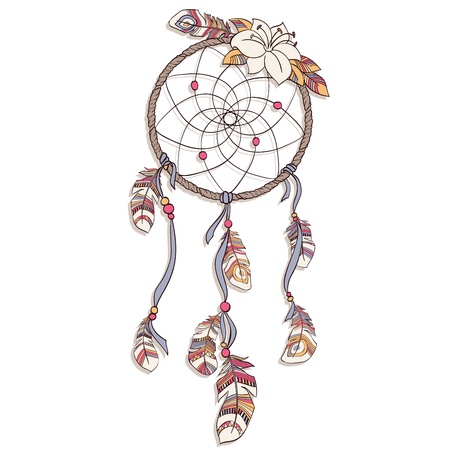 Dreamcatcher vector  illustrationのイラスト素材