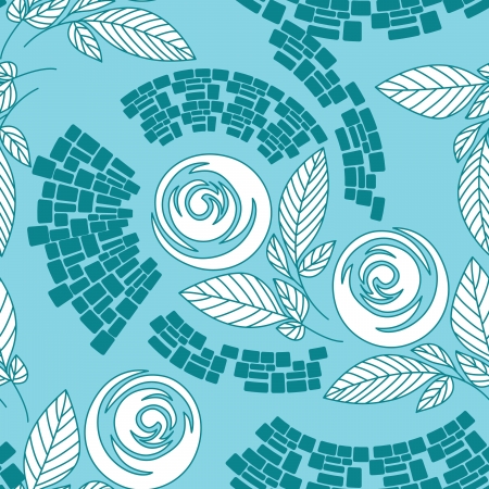 Beautiful seamless floral patternの写真素材
