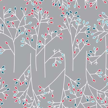 Seamless background pattern with leavesのイラスト素材