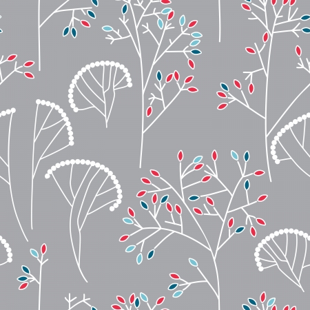 Seamless background pattern with leavesのイラスト素材