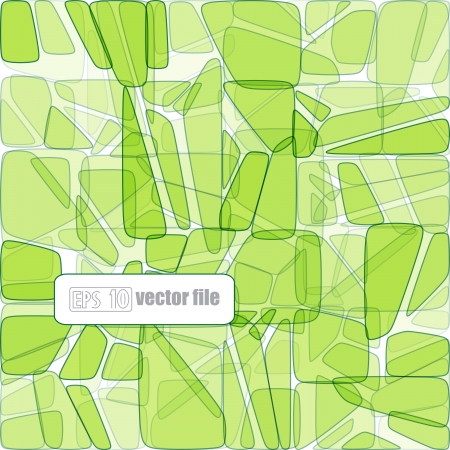 abstract glass mosaic greenのイラスト素材