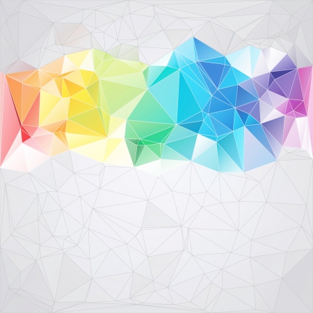 triangular style abstract background of trianglesのイラスト素材