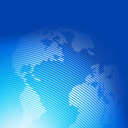 Abstract background with a map of the worldのイラスト素材