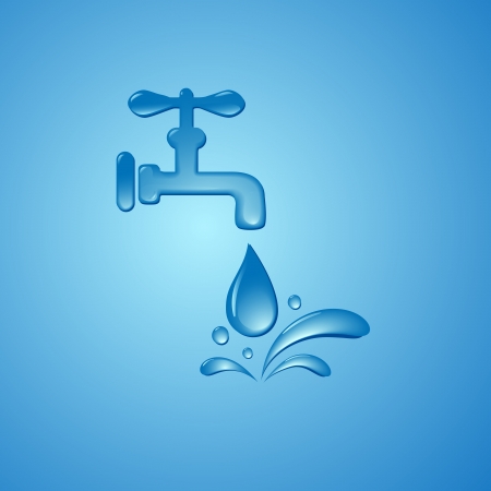 save water sign symbol vector backgroundのイラスト素材