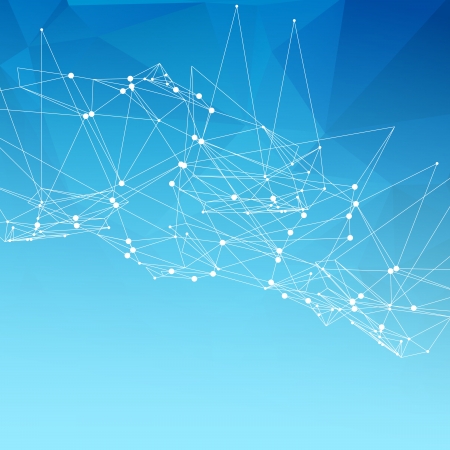 abstract triangle mesh backgroundのイラスト素材