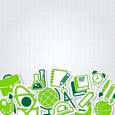 education school icon collection setのイラスト素材