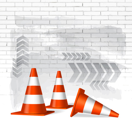 Under construction concept vector backgroundのイラスト素材