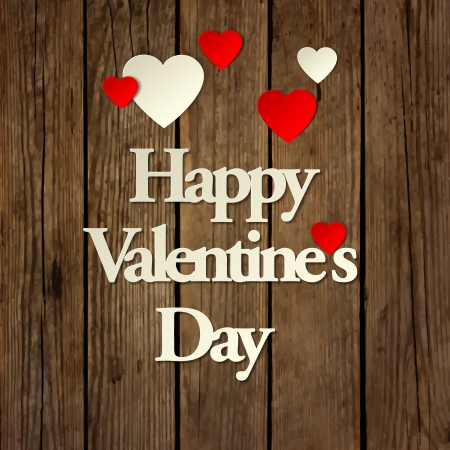 Happy Valentines day card vector backgroundのイラスト素材