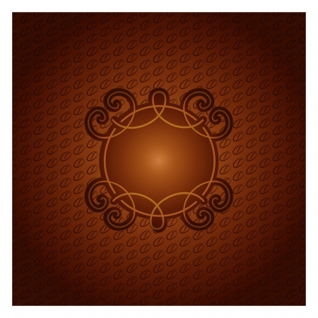  Illustratoion of coffee ornament background  Menu for restaurant, cafe, bar, coffeehouseのイラスト素材
