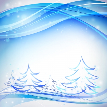 Blue background with white snowflakes   illustration のイラスト素材