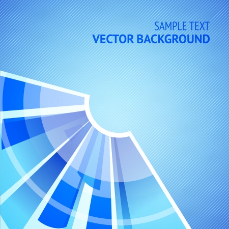 Abstract blue background - radial segments.のイラスト素材