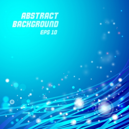 Blue smooth twist light lines backgroundのイラスト素材
