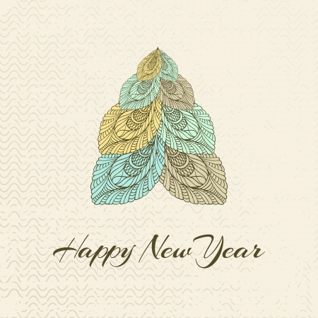 Happy New Year Backgroundのイラスト素材