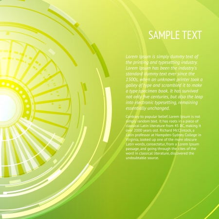 Abstract green background with place for your text  Vector illustration のイラスト素材